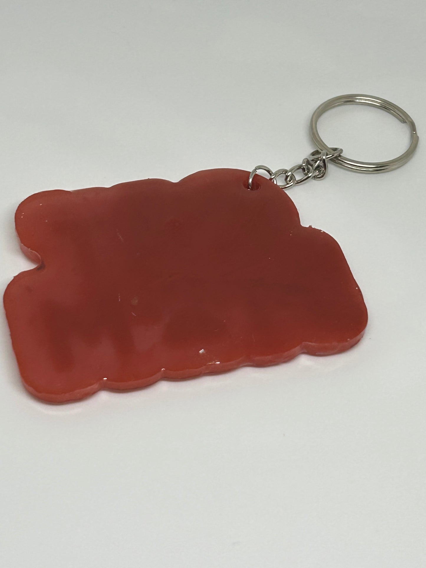 Resin Cat Mom Keychain