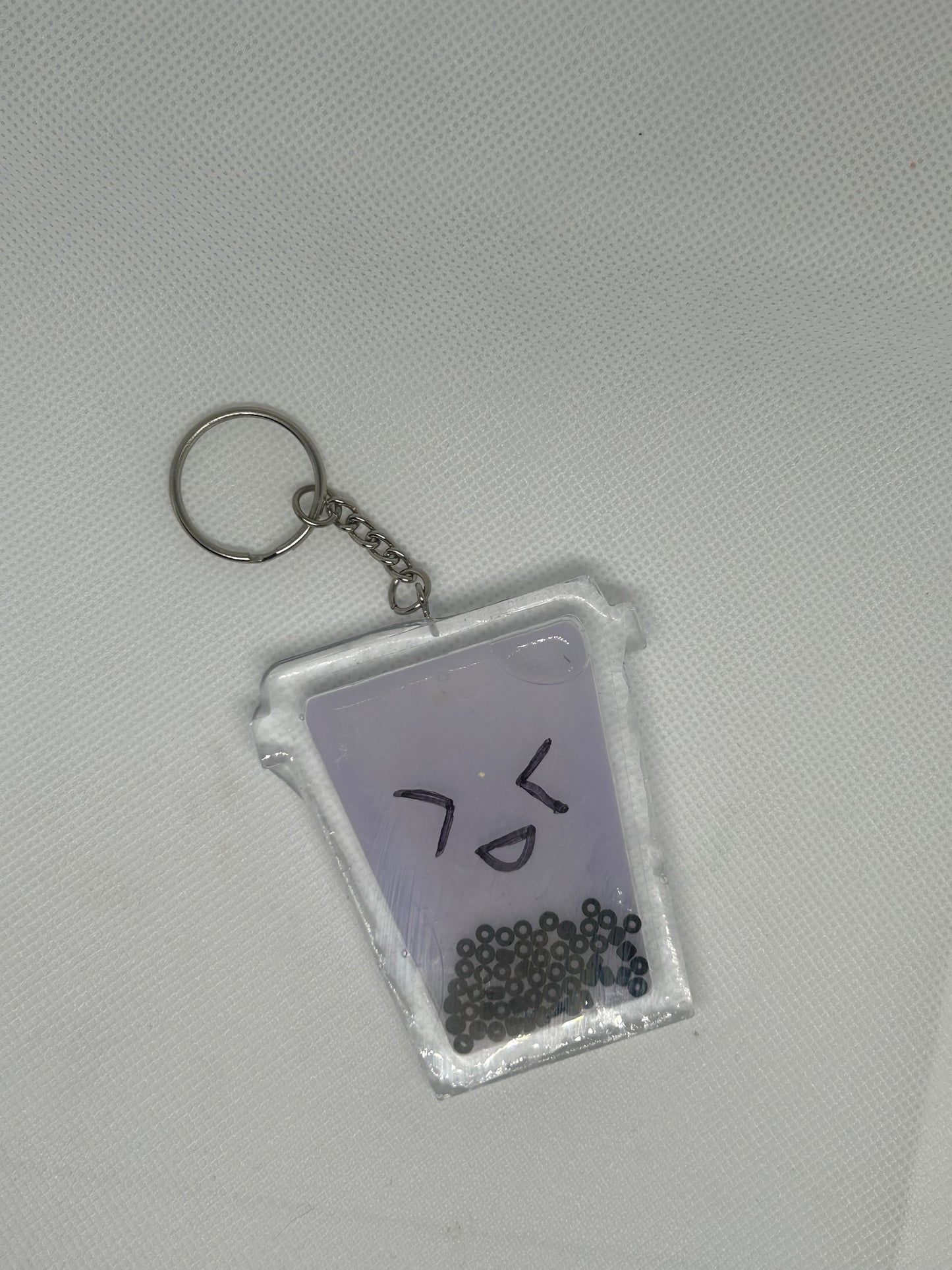 Boba Bubble Tea Shaker Keychain
