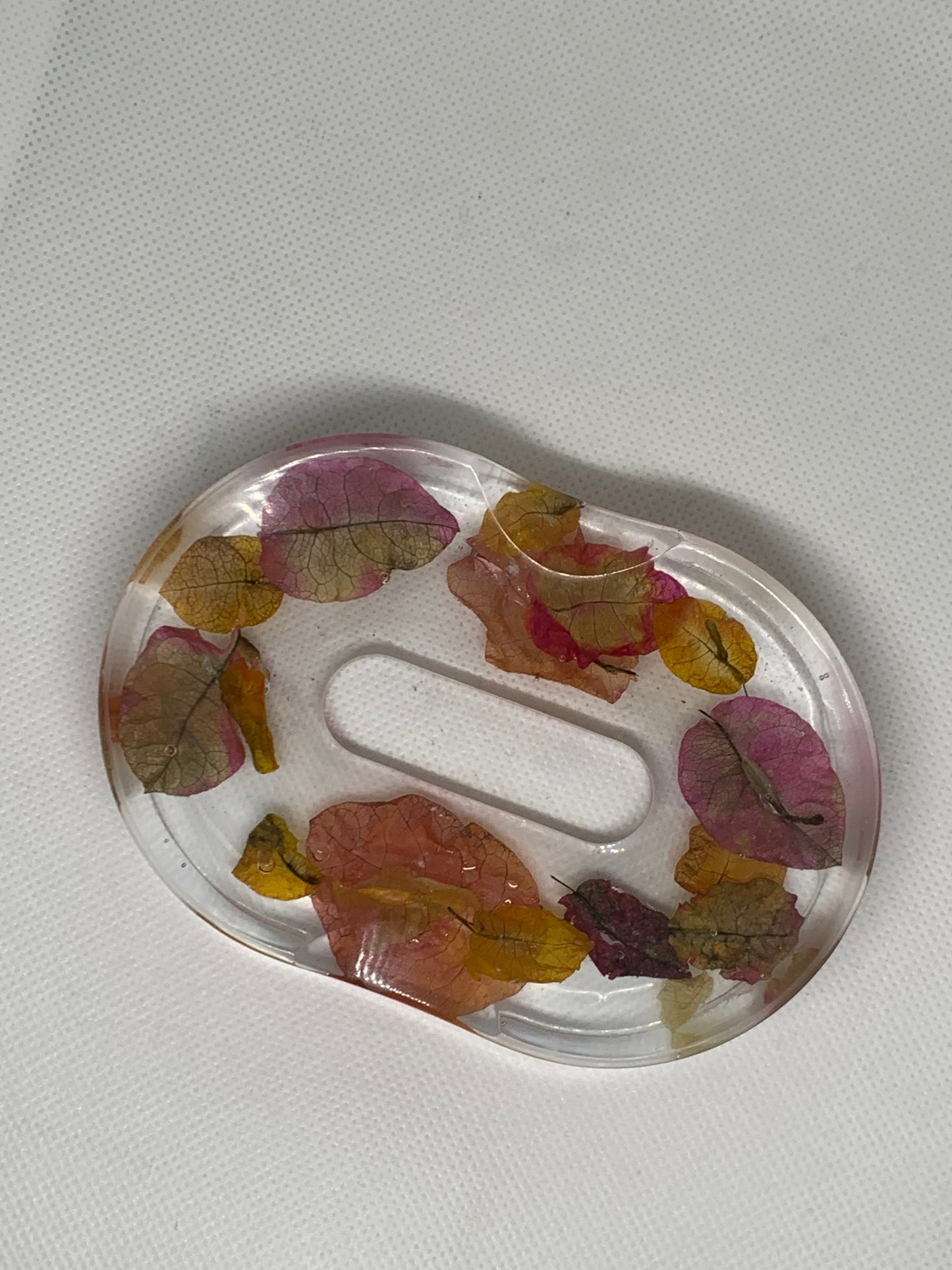 Multi Color Flower Pressed Soap Dish