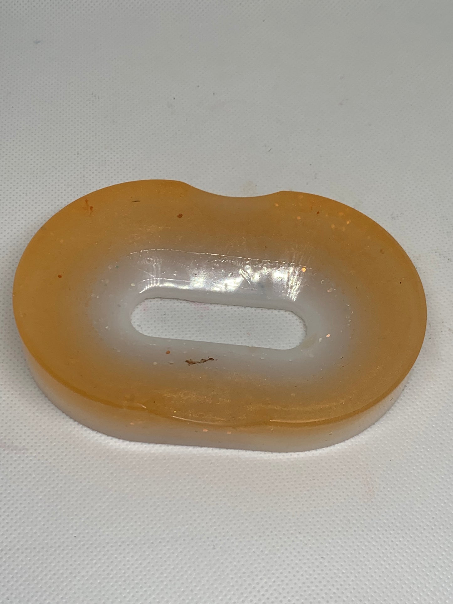 Small Resin Creamsicle Soap Dish