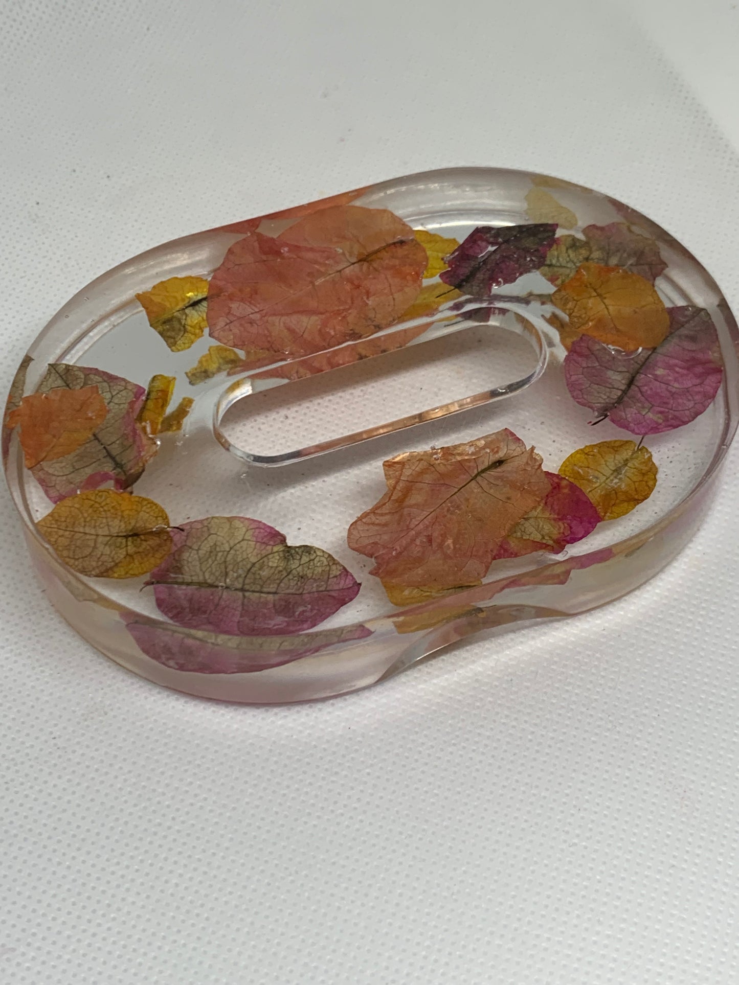 Multi Color Flower Pressed Soap Dish