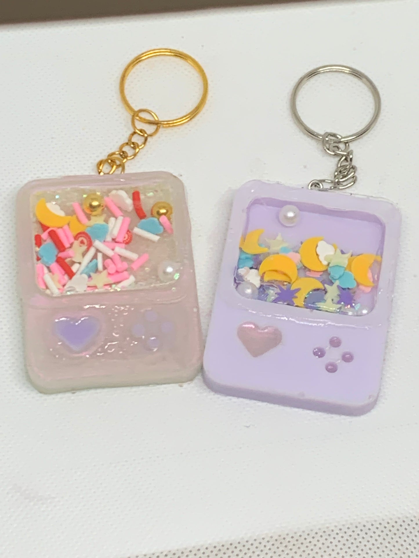Resin Gamer Shaker Keychain