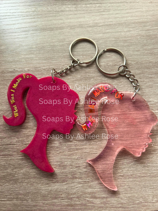 What Was I Made For Inspired Resin Keychain