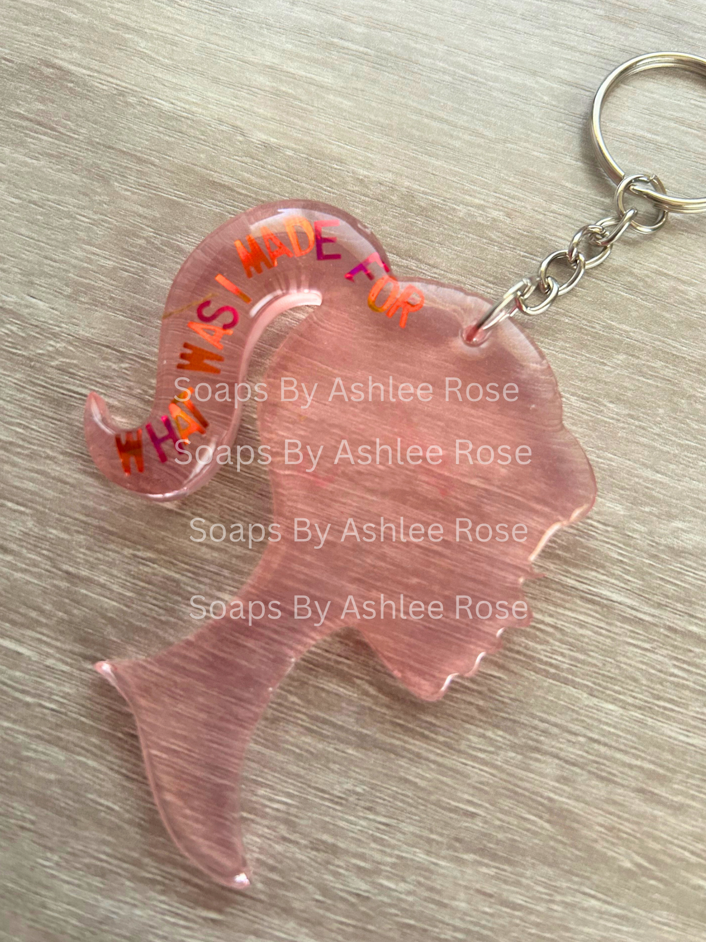 What Was I Made For Inspired Resin Keychain