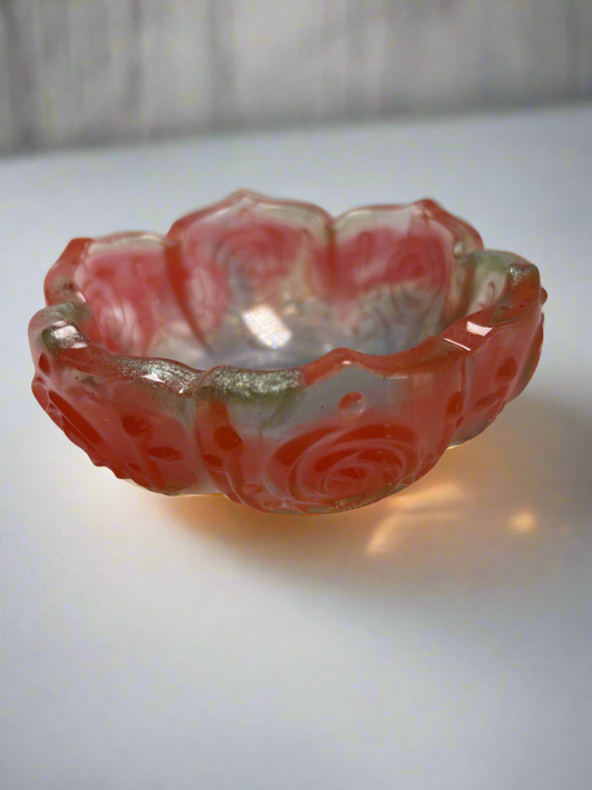 Multi Colored Resin Trinket Dish