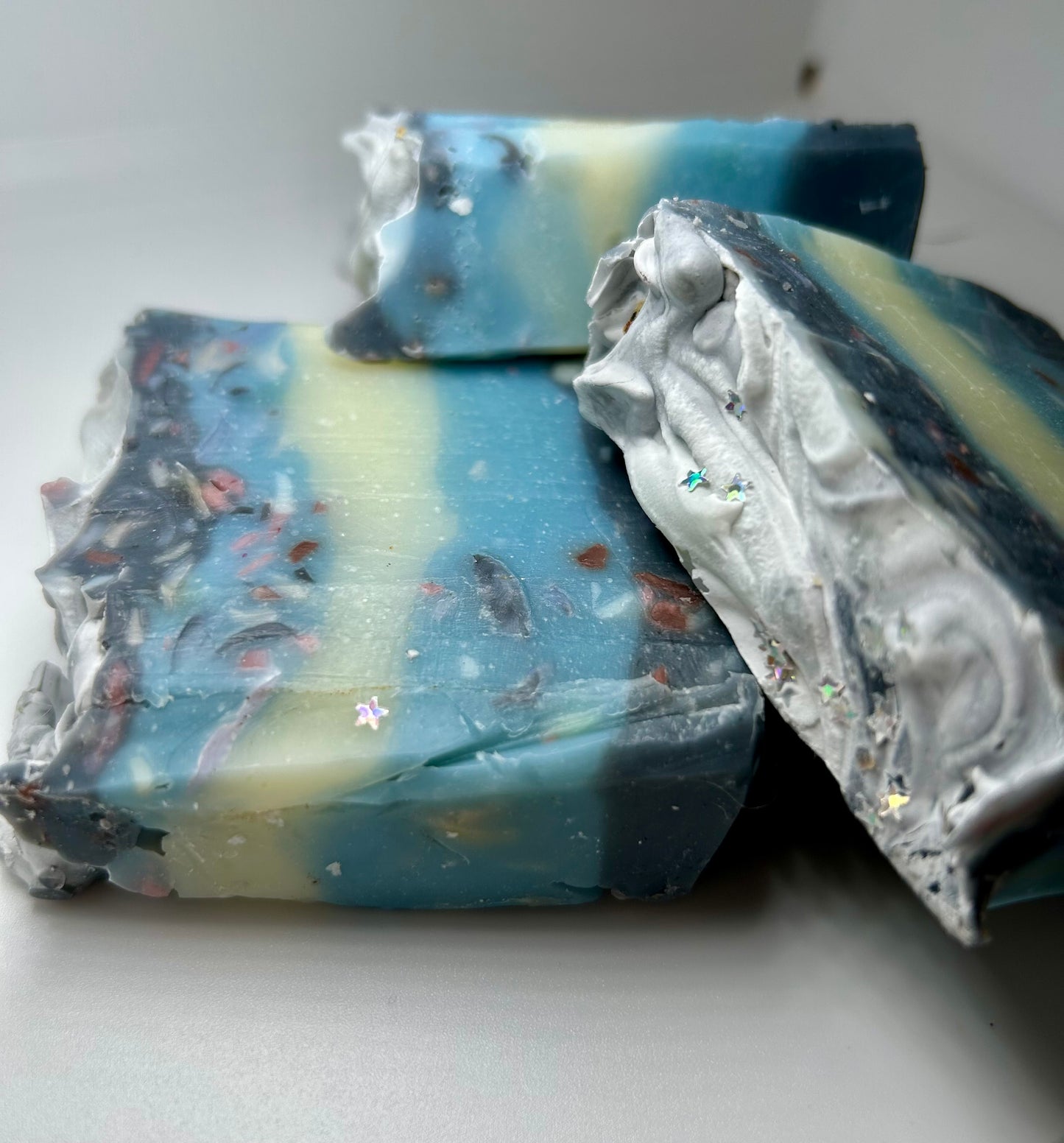 Layered Confetti Soap