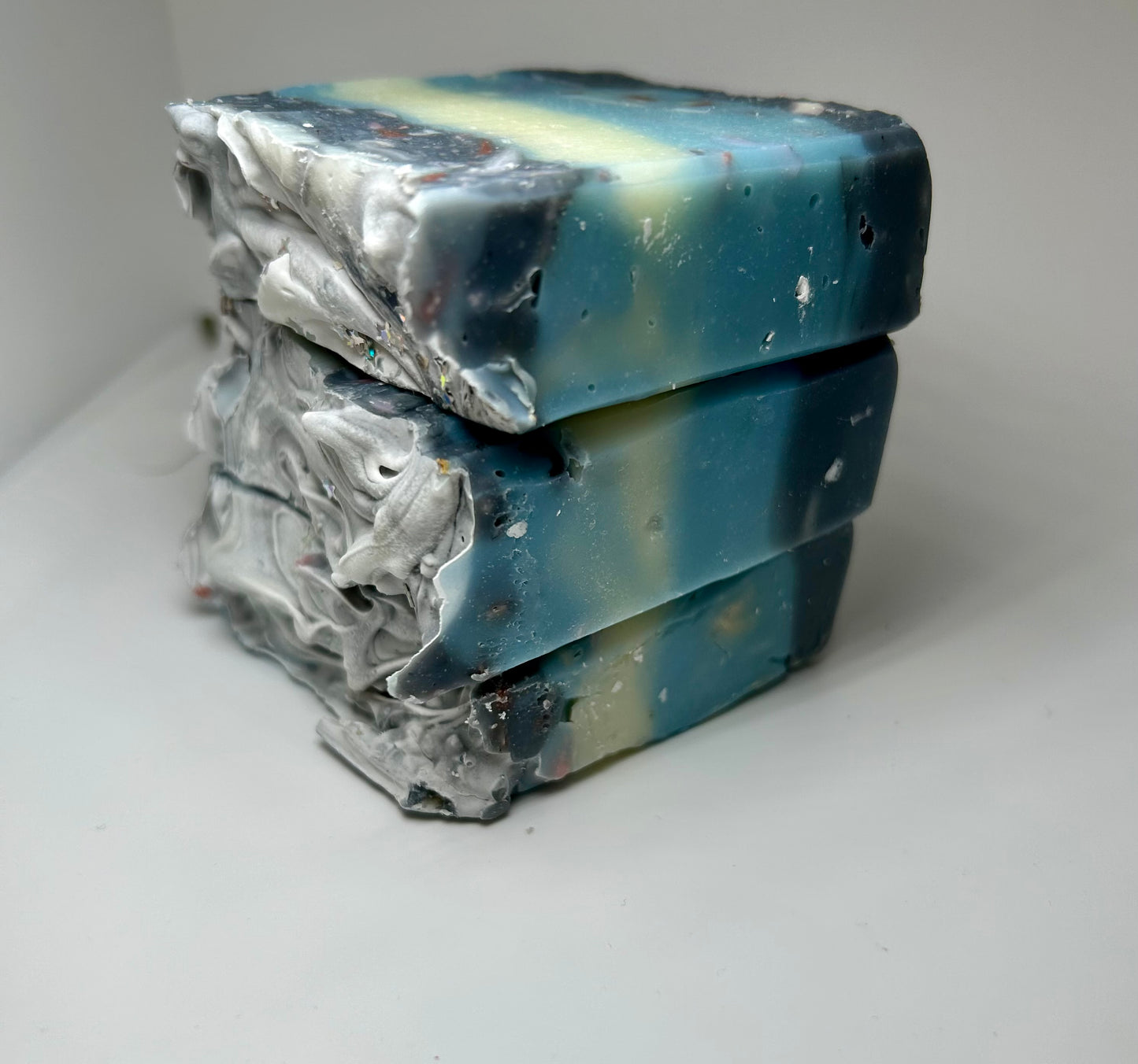 Layered Confetti Soap