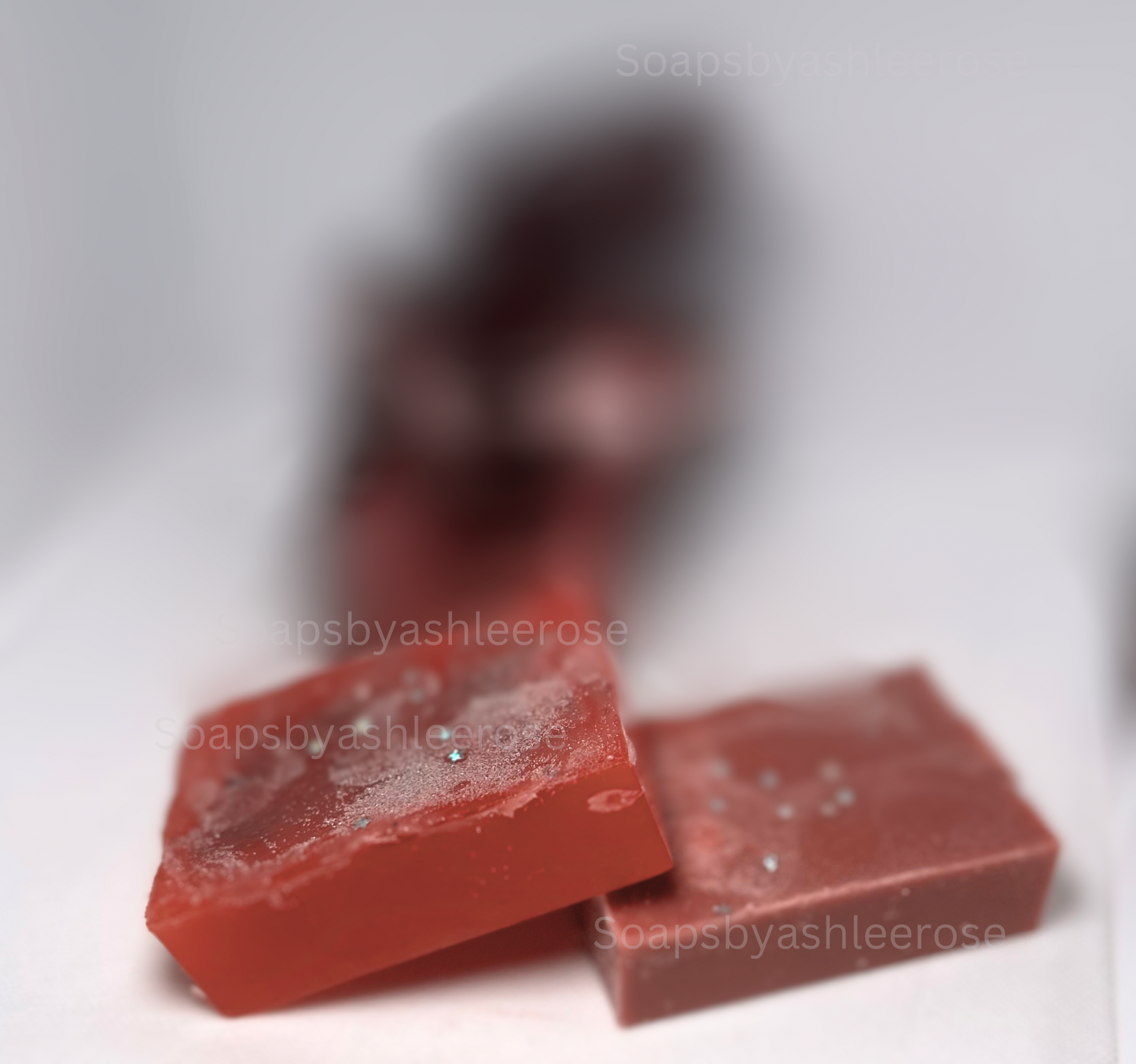 Red & Black Eilish Inspired Soap
