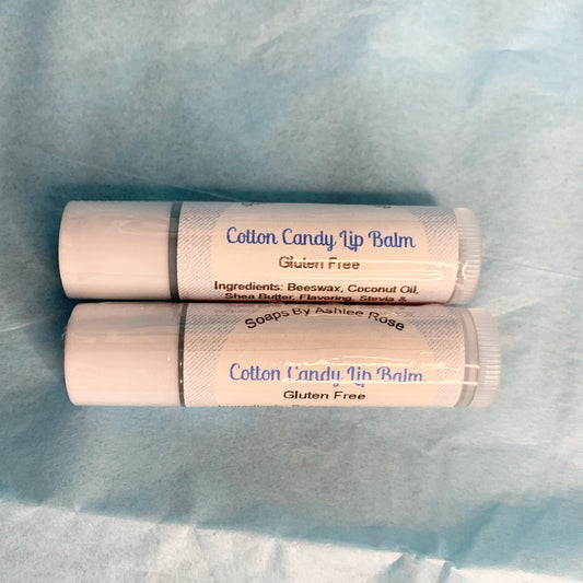 Single or 3 Pack Cotton Candy Beeswax Lip Balm Chapstick
